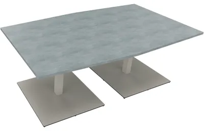 Produktbild von Bespr.ti. Tonneau Tellerfuß Quadrat B2000xT1000/1100xH720 si/Beton