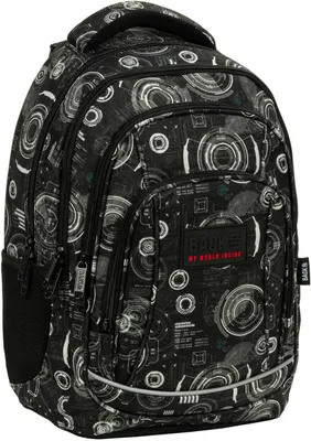 Produktbild von Schulrucksack mit vier Fächern Derform BACKUP A Radars