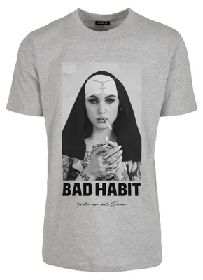 Immagine prodotto di Mister Tee - Maglietta da uomo "Bad Habit" TN1815 (XS) (grigio melange)