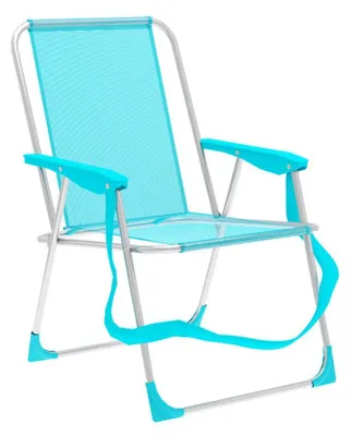 Obrázek produktu pro Marbueno Skládací hliníkové křeslo Aquamarine Pláž a bazén 53X56X78 cm 10307