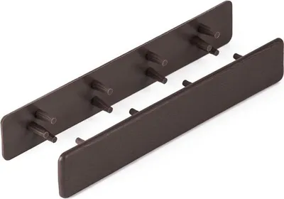 Zdjęcie produktu dla Zaślepka G21 do desek WPC, plastik, Dark Wood