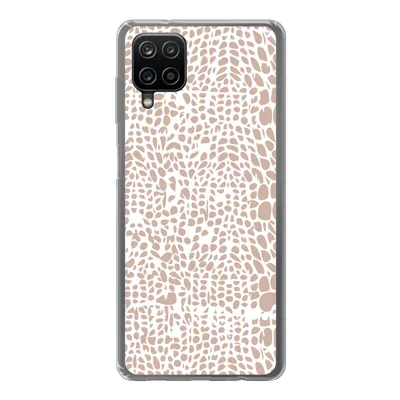 Produktbild von MuchoWow® Handyhülle Schutzhülle Hülle für Samsung Galaxy A12 Tiermuster - Rosa - Schlange Silikon Softcase Handy Hülle - Bild
