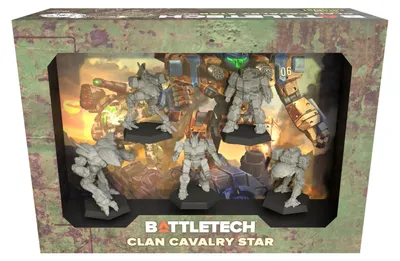 Zdjęcie produktu dla BattleTech Clan Cavalry Star - Gra figurkowa - Akcesoria - Edycja ENG