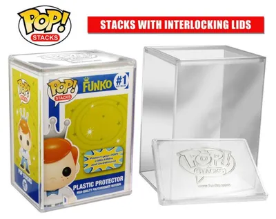 Produktbild von Stacks! Acryl Schutzhülle - Hartplastic Protector - Funko Pop! - Vinyl Figur