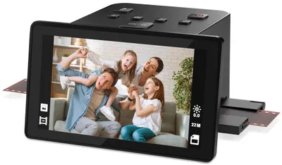 Obrázok produktu pre Digitálny filmový a diapozitívny skener s 5-palcovým LCD displejom, ktorý prevádza formáty 135, 126, 110 negatívov a filmov Super 8