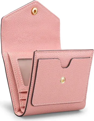 Image de GAEKEAO Porte-monnaie Femme Mini porte-monnaie RFID Porte-cartes Monnaie - Rose