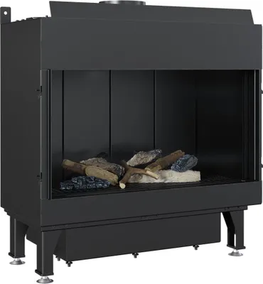 Produktbild von Gaskamin KRATKI LEO 70 Vorderseite Propan Butan ∅ 100/150 6,1 kW