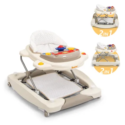 Image de Trotteur Baninni Classic 2-en-1 Beige
