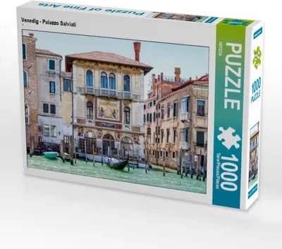 Produktbild von CALVENDO Puzzle Venedig - Palazzo Salviati | 1000 Teile Lege-Größe 64x48cm Foto-Puzzle für glückliche Stunden