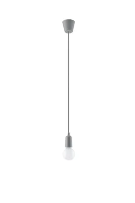 Zdjęcie produktu dla Lampa wisząca DIEGO 1 szara SL.0575 Sollux