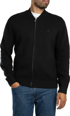 Produktbild von Lacoste Strick-Bomberjacke, Schwarz M