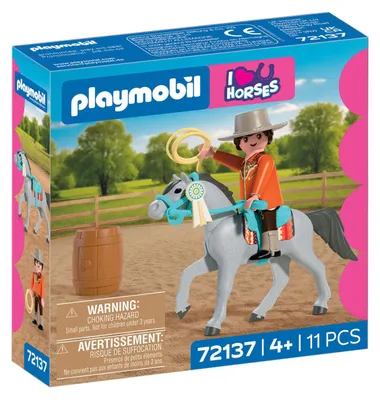 Immagine prodotto di PLAYMOBIL, la linea "I Love Horses", tema: equitazione western