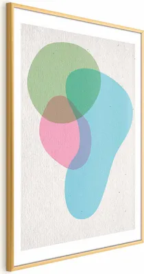 Produktbild von Posterpapier Poster - Colorful Spots 40x60 cm Abstrakt a-A-0385-ao-a