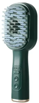 Produktbild von Elektrische Kopfhautmassagebürste - LX0138 - 3-in-1 - Vibration - LED-Licht - Wiederaufladbar - Grün