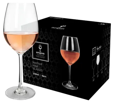Produktbild von Argon Ta Mayfair Kristall-Roséweingläser – 540 ml – 24er-Pack