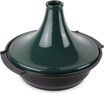 Image de PEUGEOT Tagine ATLAS 30cm vert forêt Cuiseur vapeur aluminium Couvercle céramique Induction