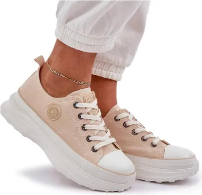 Produktbild von Damen Sneaker Auf Großer Sohle Big Star NN274127 Beige 36