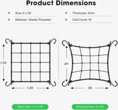 Produktbild von Vivosun Trellis Netz 60x60 cm