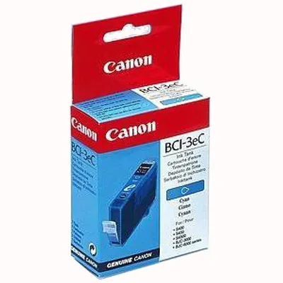 Produktbild von Atramentová náplň Canon BCI-3eC pre BJC 3000/6000/S400/500/600/i550/i850 cyan (390 str.)