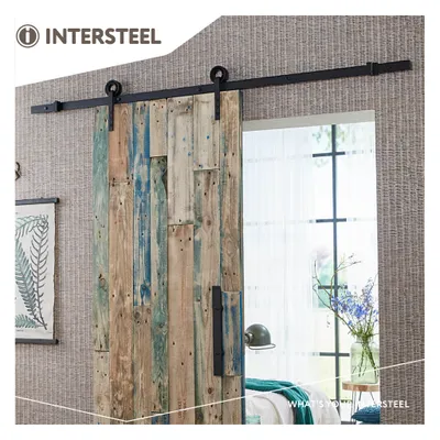 Produktbild von Intersteel Schiebetürsystem 200 cm Modern Schwarz