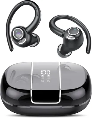 Produktbild von Bluetooth Kopfhörer Sport, in Ear Kopfhörer Kabellos Bluetooth 5.3 mit In-Ear-Kopfhörer, HD Mic, Herausragender Sound, 40 Std Spielzeit