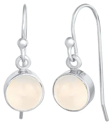 Produktbild von Elli Ohrringe Damen mit Mondstein im Astro Trend in 925 Sterling Silber