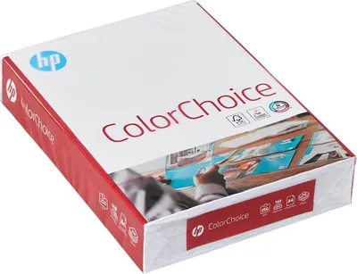 A box of HP ColorChoice paper.