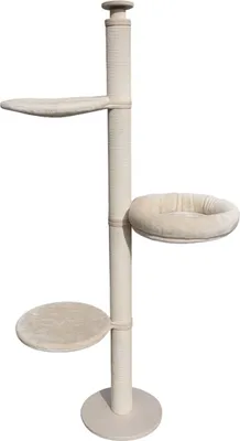Produktbild von Active Cats Kratzbaum Domestic, Natur - Deckenspanner mit 3 Schlafplätzen