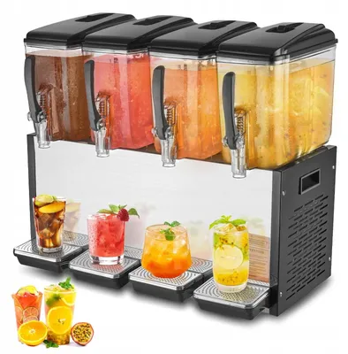 Zdjęcie produktu dla Komercyjny Dystrybutor Napojów 4 X 12L Dozowniki Na Imprezy Do Restauracji
