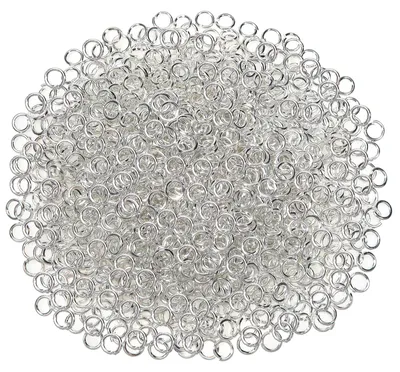 Productafbeelding van Springringen open zilver - 1000 stuks - 4 mm - Sieradenconnector