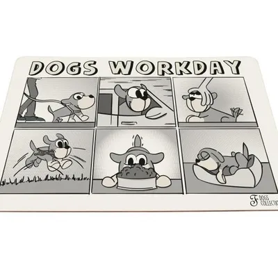 Obrázek produktu pro Podložka pod misky  DOGS WORKDAY
