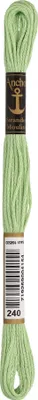 Produktbild von Anchor Sticktwist 4635000-00240 blassgrün Stickgarn, 100 % Baumwolle