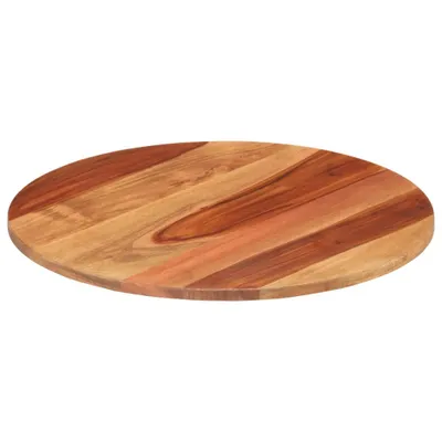 Immagine prodotto di Piano Tavolo in Legno Massello di Acacia Rotondo 15-16 mm 40 cm