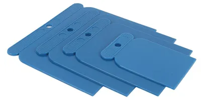 Spatel-Set 4-teilig, 12/10/8/5 cm, Kunststoff