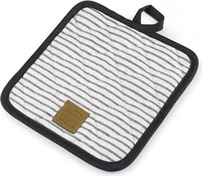 Image de Gant de cuisine Lacor Milan - Gris clair rayé - 20 x 20 cm
