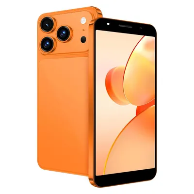 Obrázok produktu pre Odblokovaný telefón s operačným systémom Android, 5,0-palcový displej, 2 GB RAM + 16 GB ROM, podpora dvoch SIM kariet s podporou 4G LTE (FDD/TDD), štvorjadrový procesor (oranžový)