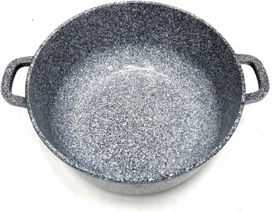Produktbild von 8-Tlg Granit Kochtopfset Topfset Geschirset Marmorbeschichtung Zilner Zl-7078