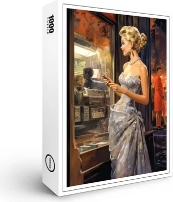 Image de puzzle premium raxxa "Mousseline et soie sont ma deuxième peau", 1000 pièces
