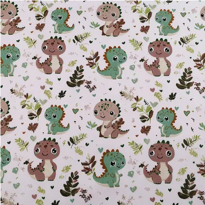 Produktbild von 0,5m Baumwollstoff mit Kindermotiv  Meterware 160cm breit Kinderstoff