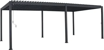 Produktbild von MIRADOR Pergola 111 Deluxe 3,6x7,2 m Aluminium Anthrazit verstellbares Lamellendach