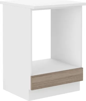 Immagine prodotto di Armadietto per fornelli DAGA - larghezza 60 cm, rovere tartufo / bianco