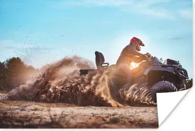 Produktbild von MuchoWow® Poster Quad - Sonne - Sand 60x40 cm - Schlafzimmerdekoration