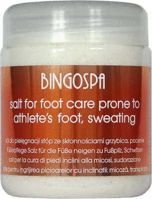 Immagine prodotto di per la cura dei piedi BingoSpa, contro la tendenza alla formazione di funghi e all'eccessiva sudorazione, 550 g