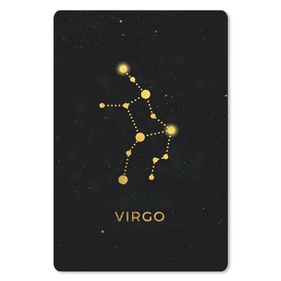 Produktbild von MuchoWow® Mauspad Mousepad Sternbild - Jungfrau - Astrologie 18x27 cm - Mousepads - Maus Mat - Pad - Mausunterlage