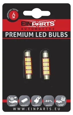 Produktbild von Einparts Automobil-LED-Lampen C5W und C10W für Mercedes-Fahrzeuge, geeignet für Standlichter
