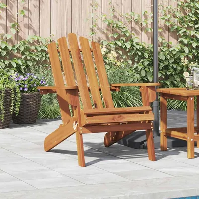 Produktbild von Adirondack-Gartenstuhl aus massivem Akazienholz für Garten und Terrasse