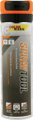 Produktbild von Spraytool Markierungsspray neonorange Sprühfarbe Farbspray für Baustellen 500 ml