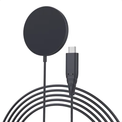 Produktbild von Choetech T518-F, Drinnen, USB, Kabelloses Aufladen, Schwarz