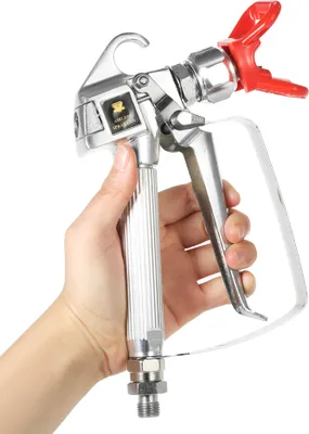 Immagine prodotto di pistola di verniciatura airless ad alta pressione da 3600 PSI, con ugello 517, protezione antispruzzo, spruzzatore a pompa e spruzzatore airless