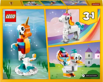 Obrázek produktu pro LEGO Creator Kouzelný jednorožec, Sada na stavění, 7 rok/roky, Plast, 145 kusů, 215 g